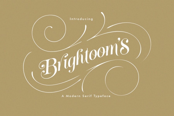 Brightooms Typeface Font Download