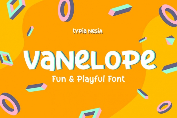 Vanelope - Fun Playful Font Font Download