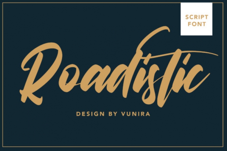 Roadistic Font Download