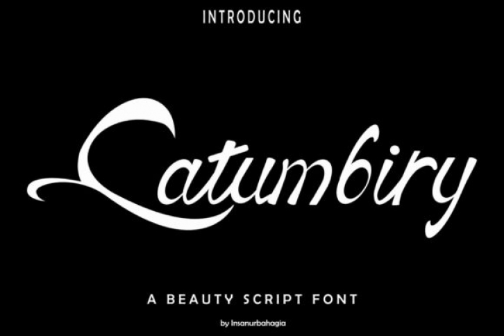 Catumbiry Font Download