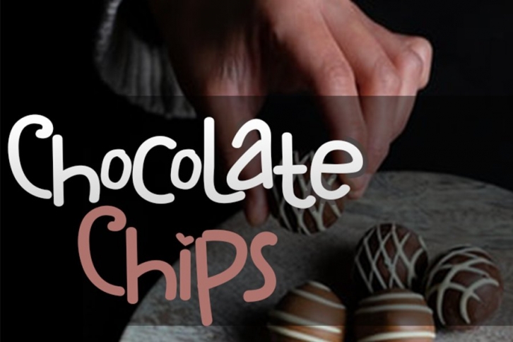 Chocolate Chips Font Download