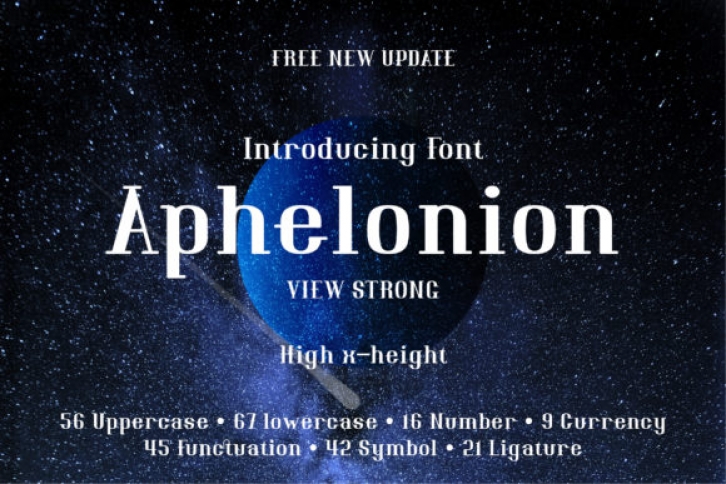 Aphelonion Font Download