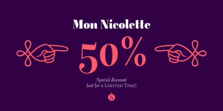 Mon Nicolette Font Download