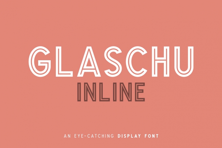 Glaschu Inline Display Font Font Download