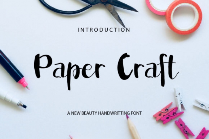 Paper Craft Font Download