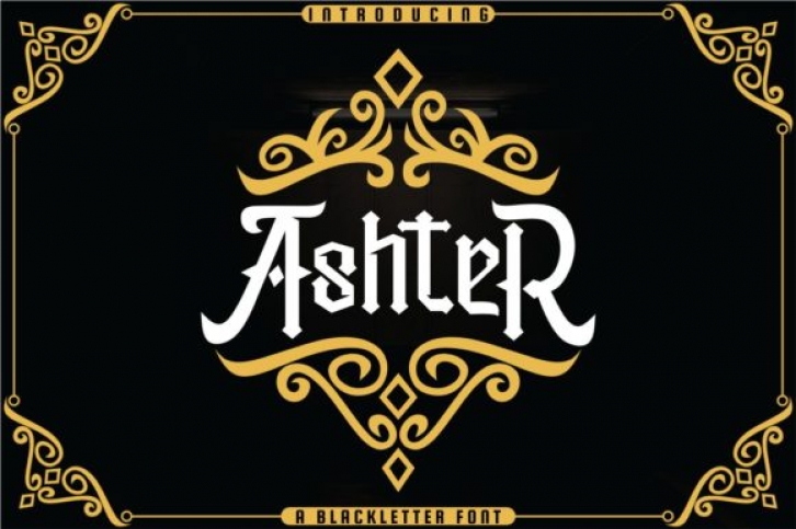 AshteR Font Download