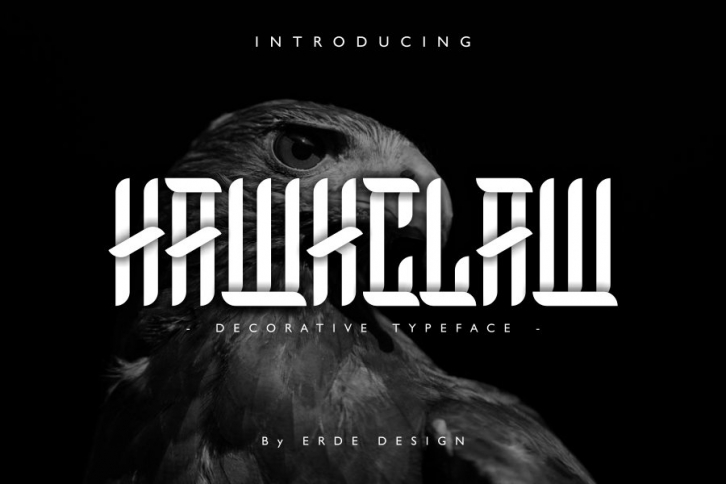 HawkClaw Decorative Typeface Font Download