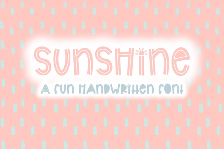 Sunshine | Bold Quirky Hand Written Font Font Download