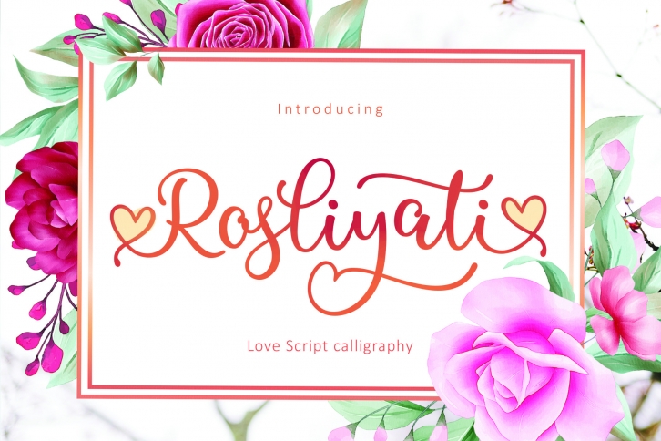 Rosliyati script Font Download