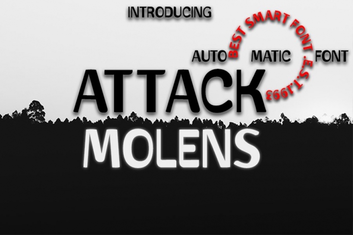 Attack molens Font Download