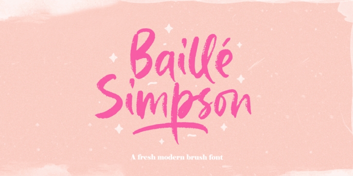 Baille Simpson Font Download