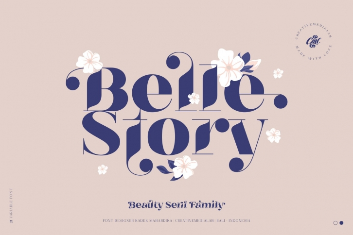 Belle Story - Beauty serif family Font Download