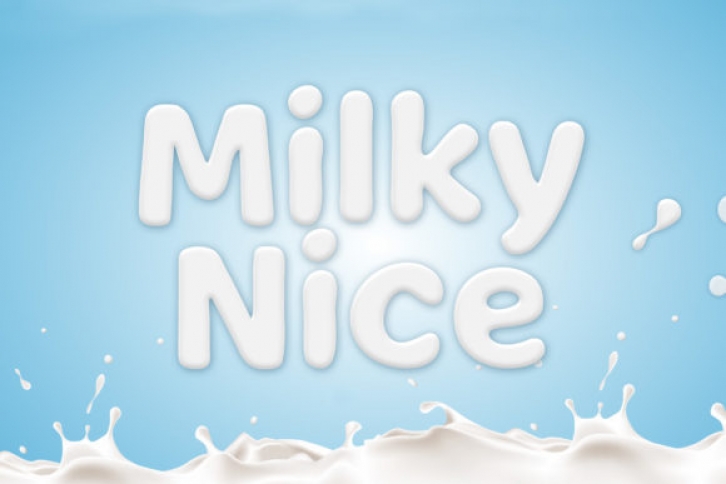 Milky Nice Font Download