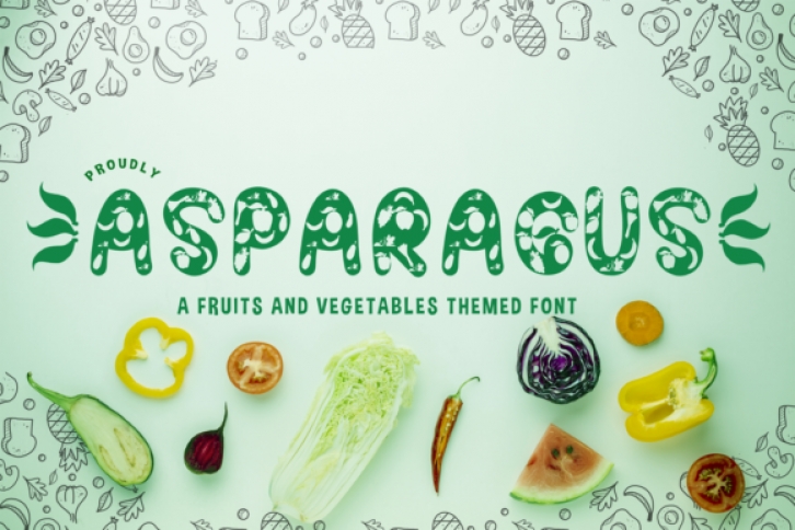 Asparagus Font Download