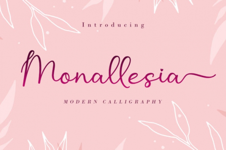 Monallesia Font Download