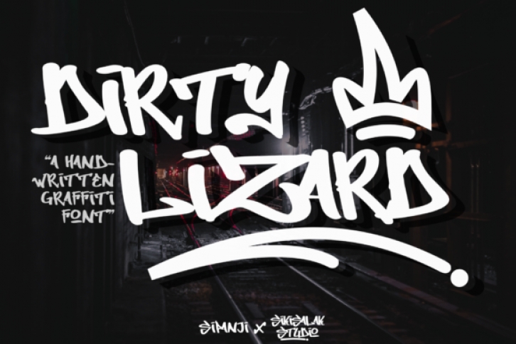 Dirty Lizard Graffiti Font Download