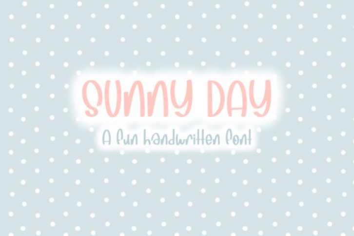 Sunny Day Font Download