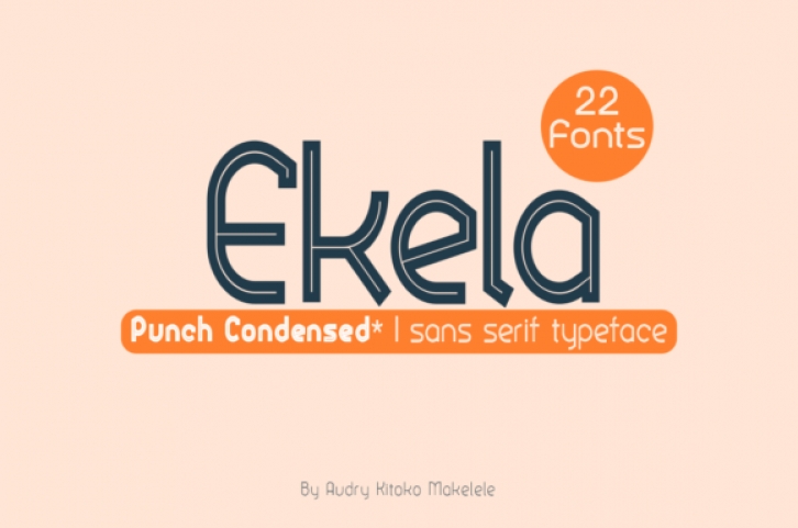 Ekela Punch Condensed Font Download