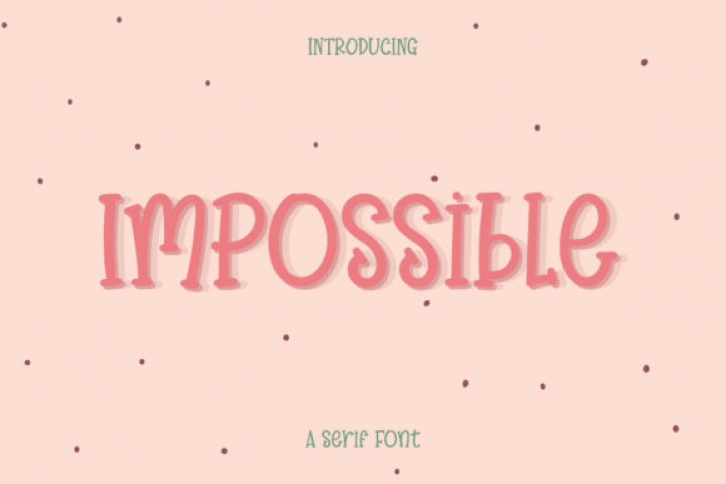 Impossible Font Download