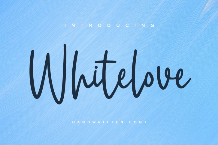 Whitelove - Handwritten Font Font Download