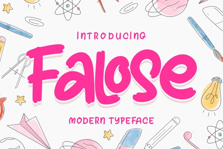 Falose | Modern Typeface Font Font Download
