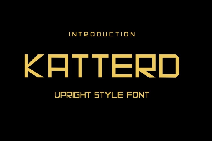 Katterd | Super Sans Serif Font Font Download