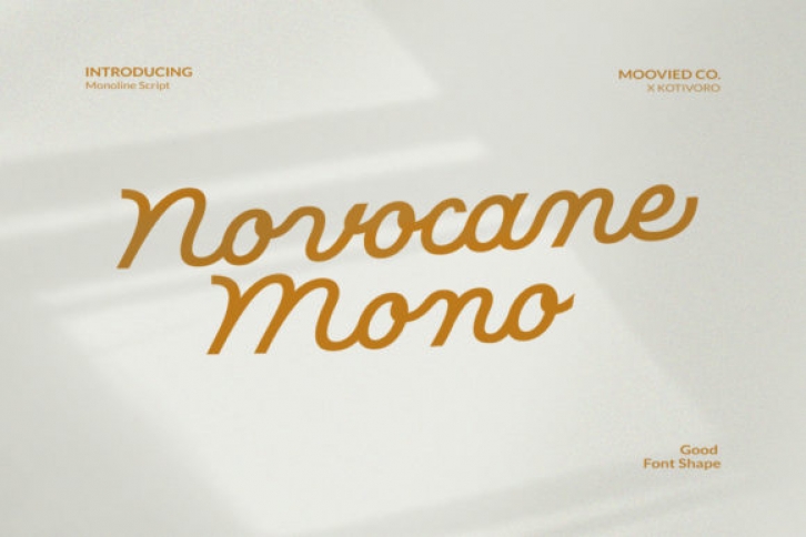 Novocane Mono Font Download