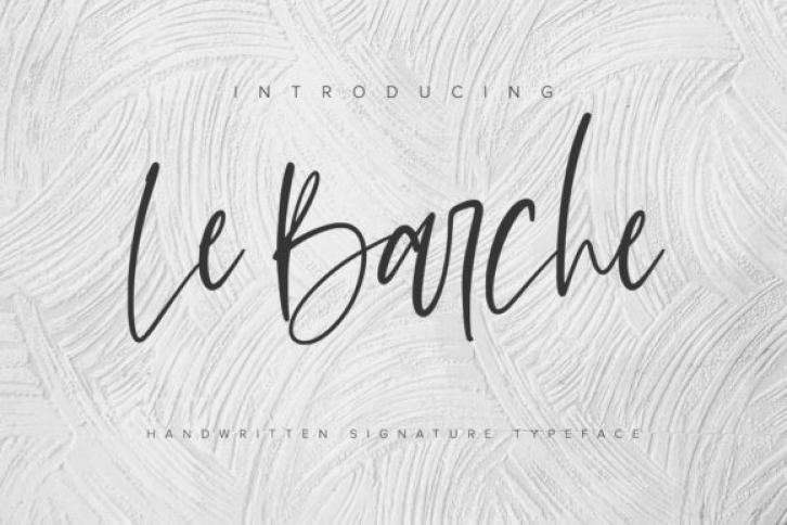 Le Barche Font Download