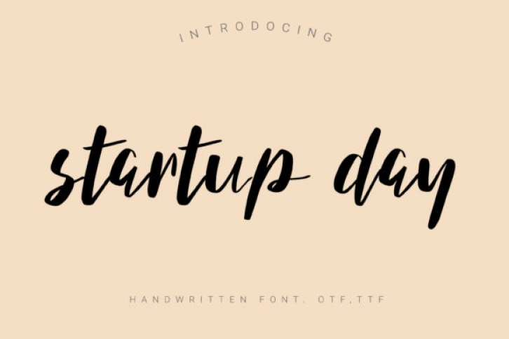 Startup Day Font Download