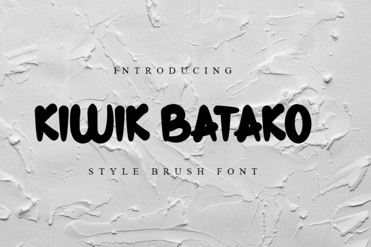 Kiwik Batako Font Download