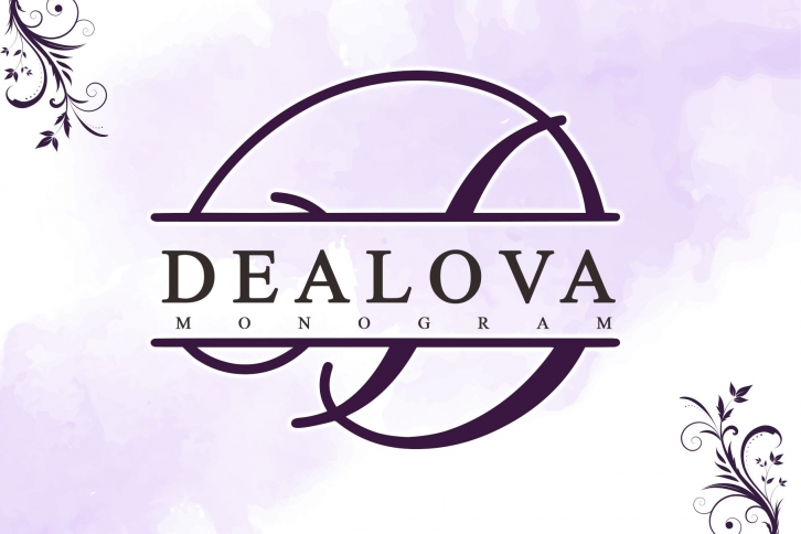 Dealova Monogram Font Download