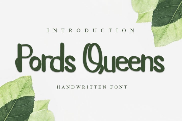 Pords Queens Font Download