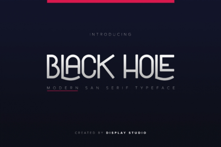 Black Hole Font Download