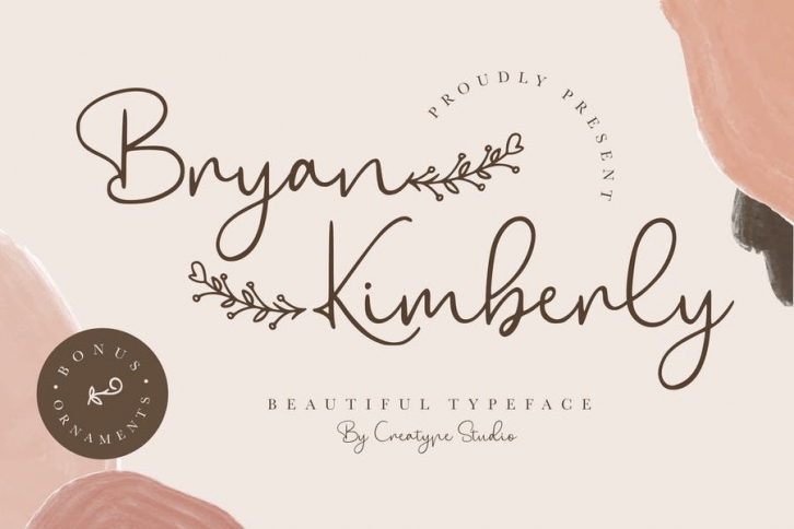 Bryan Kimberly Beautiful Typeface Font Download