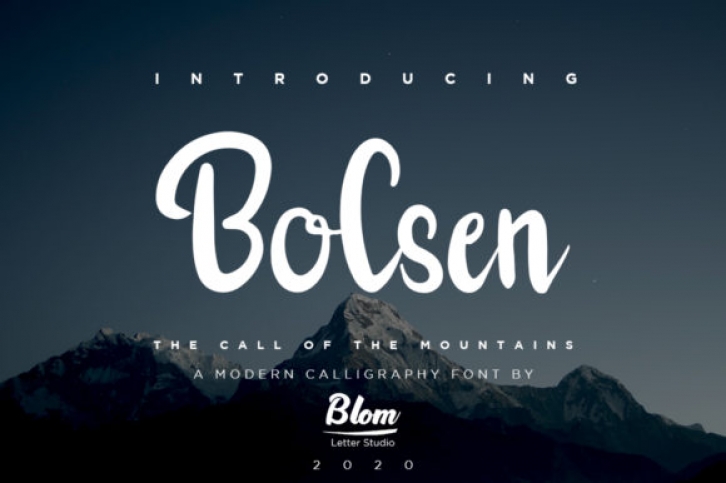 Bolsen Font Download