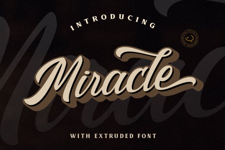 Miracle - Layered Script Font Font Download