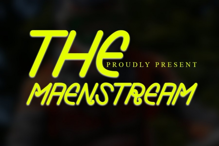 The Maenstream Font Download