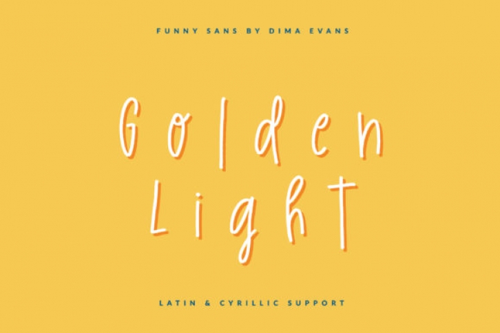 Golden Light Font Download