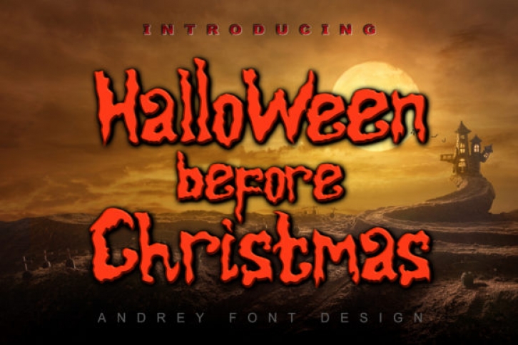 Halloween Before Christmas Font Download