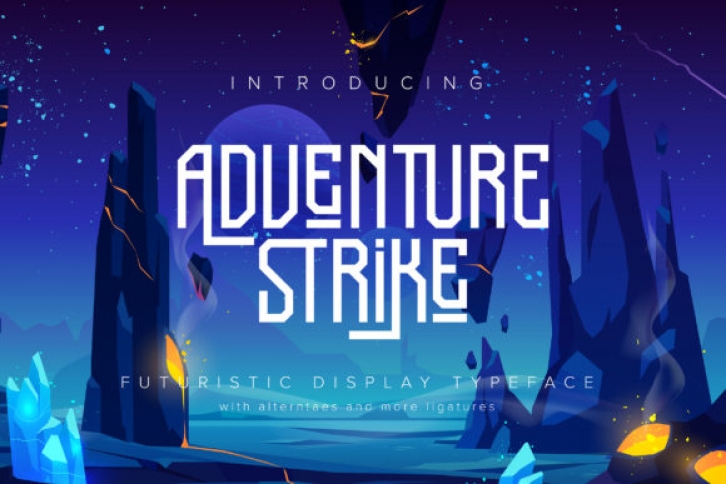 Adventure Strike Font Download