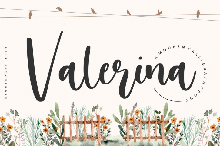 Valerina YH - Modern Calligraphy Font Font Download