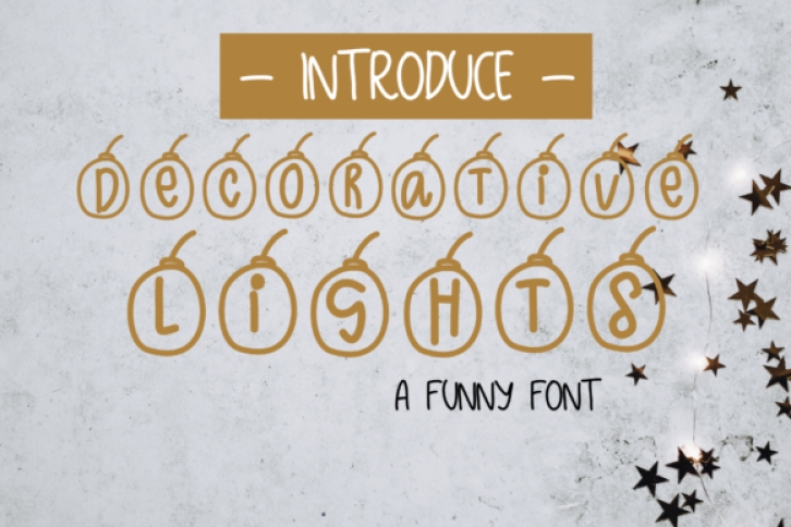 Decorative-lights Font Download