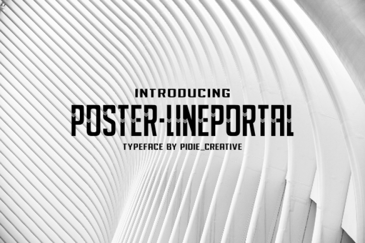 Poster-Lineportal Font Download