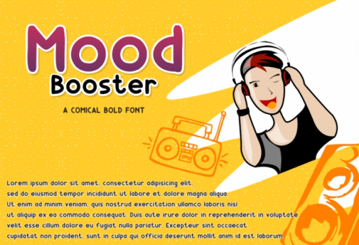 Mood Boster Font Download