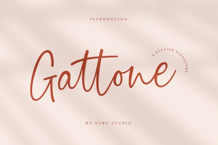 Gattone Signature Font Download
