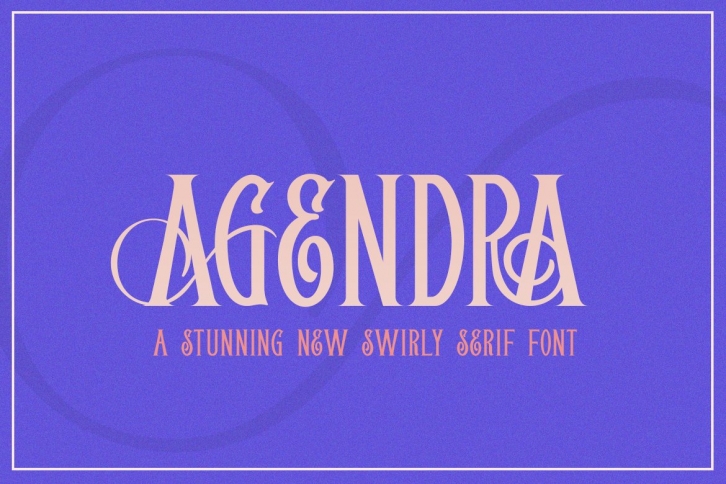 Agendra Serif Font Font Download