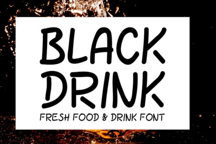 Black Drink Font Download