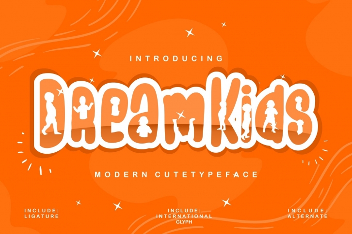 Dream Kids | Modern Cute Typeface Font Download