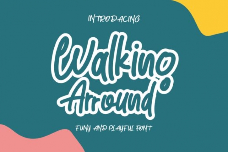 Walking Around Font Download