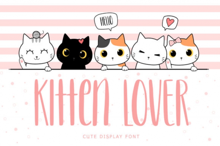 Kitten Lover Font Download